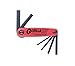 Bondhus 12595 GorillaGrip Set of 6 Hex Fold-up Keys, sizes 3-10mm