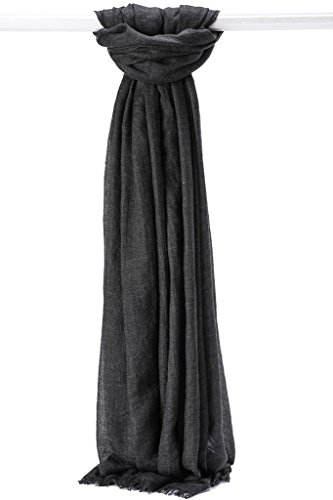 Premium Women Extreme Soft Scarf Wrap Shawl For Any Season ( Charcoal )
