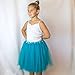 My Lello Black Big Girls Tutu 3-Layer Ballerina (4T-10yr)