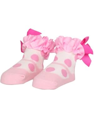 Polka Dot Mary Jane Socks-Girls