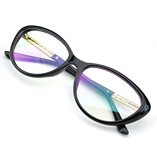 Pensee womens oval cat eye retro eyeglasses frame clear…