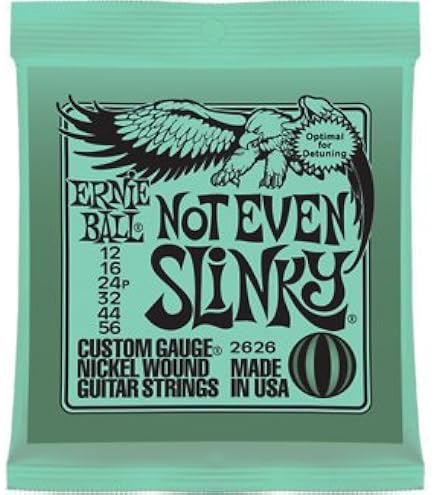 5 Sets ERNIE BALL NOT EVEN SLINKY ELECTRIC GUITAR STRINGS 12-56 FOR DOWN TUNING 5 Sets ERNIE BALL NOT EVEN SLINKY ELECTRIC GUITAR STRINGS 12-56 FOR DOWN TUNING