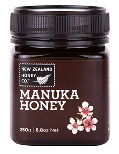 New Zealand Honey Co. Raw Manuka Honey MGO 80+ | 8.8oz / 250g | From the Remote Wild South Island Region | Non GMO, No Antibiotics, No Additives, Quality Guaranteed