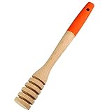 Wooden Chocolate Mixer Stirrer Beech Wood Cocoa Whisk Frother, 12