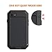 Mangix iPhone 6 Plus/6S Plus Case, Gorilla Glass Aluminum Alloy Metal Extreme Bumper Finger Scanner Cover Shell Case for Apple iPhone 6 Plus/6S Plus 5.5inch(Black)