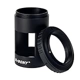 SVBONY T Ring Spotting Scope Camera Adapter for Nikon DSLR SLR Photography Sleeve M42 Thread Aluminum for Landscape Lens Spotting Scope