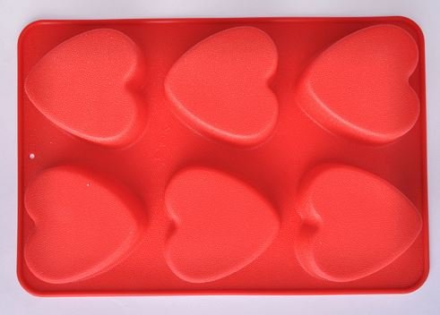 2 Silicone Heart Shaped Molds – Hearts for Valentine’s Day Baking - Shapes for Soap Candy Cake – DIY Baked Gifts Chocolate Supplies - Baking & Holiday Party Decoration - Random Colors Sent - Thumbnail 2