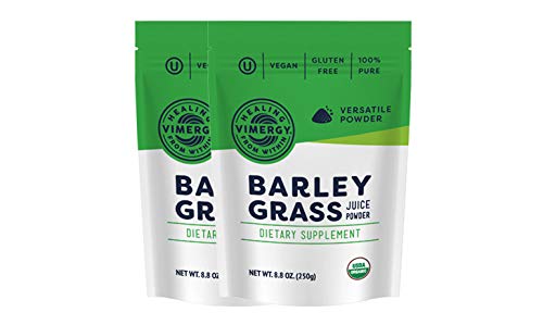 Vimergy USDA Organic Barleygrass Juice Powder (250g) X 2 Bags