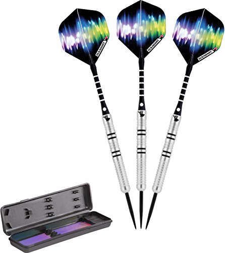 Elkadart Ultra Sonic 80% Tungsten Steel Tip Darts with Storage/Travel Case, 21 Grams