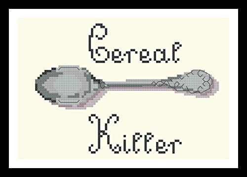 Counted Cross Stitch Pattern. Cereal Killer