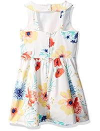 crazy 8 Big Girls 'Mlti FLRL Wvn Drss Multi Floral Vestido tela
