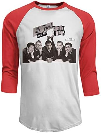 RUTFUDSA Me First and The Gimme Gimmes Men's 3/4 Sleeve Raglan Baseball T-Shirts
