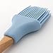 Spring Chef Spatula, Pastry Brush & Whisk, Silicone Set with Beechwood Handle, Blue