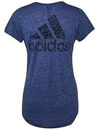 Camiseta Adidas con cuello en V para mujer.
