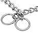SGODA Chain Dog Training Choke Collar, 304 Stainless Steel, Total Length 16 in, 2.0 mm