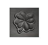 Small - Four Leaf Clover 3D Graphite Ingot Mold for Precious Metal Casting Gold Silver Copper Melting