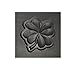 Small - Four Leaf Clover 3D Graphite Ingot Mold for Precious Metal Casting Gold Silver Copper Melting