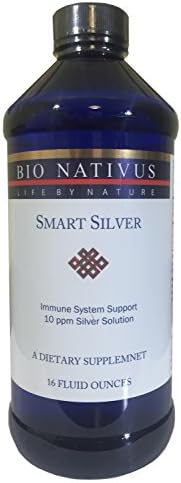Bio Nativus Smart Silver 10ppm Immune Support 16 Ounces