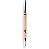 Charlotte Tilbury Brow Cheat Eyebrow Pencil - Refillable Micro-Precision Brow Pencil with Angled Tip for Natural Hair-Like Strokes - 16-Hour Wear, Waterproof, Vitamin E + Carnauba Wax