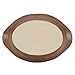 Rachael Ray Cucina Stoneware 12-Ounce Oval Au Gratin, Mushroom Brown