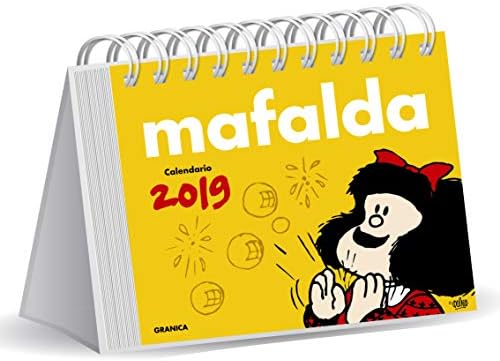 Mafalda 2019 Calendario de escritorio - Amarillo (Spanish Edition) Spiral-bound โ Color, October 10, 2018