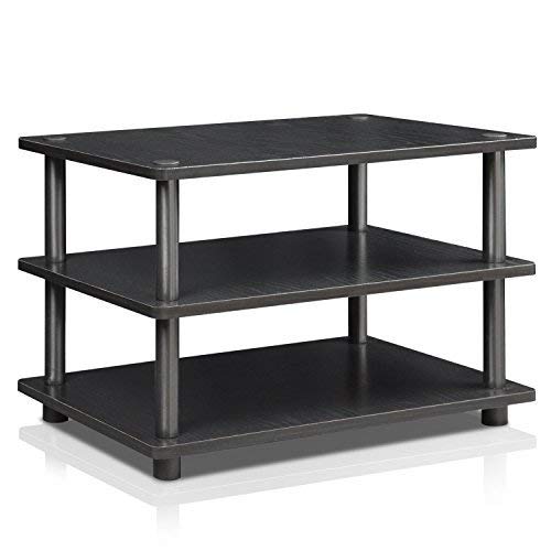 Furinno 15094BW/BK Turn-N-Tube Corner Tv Stand Blackwood