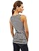 PattyBoutik Women Striped V Neck Faux Wrap Top (Black with White Stripes Small)