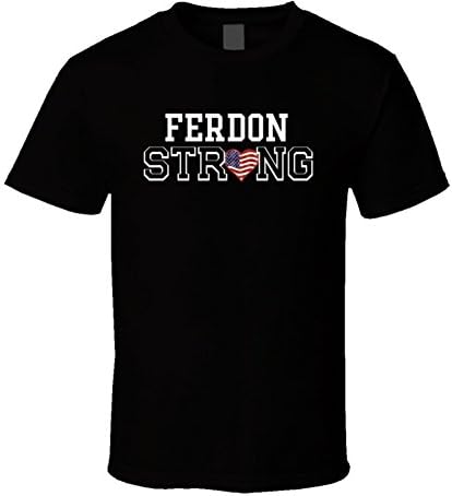 Ferdon Strong American Pride Family Last Name USA T Shirt M Black