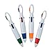 Carabiner Shuttle Pens (6 Pack) Each 5 1/2" Pen Includes 4 Retractable Color Choices. primary