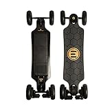 Evolve Skateboards Bamboo GTX All-Terrain Electric Longboard Skateboard – 20 Mile Range – 26 mph Top Speed –Digital LCD Screen Remote Control – Lithium-Ion Battery
