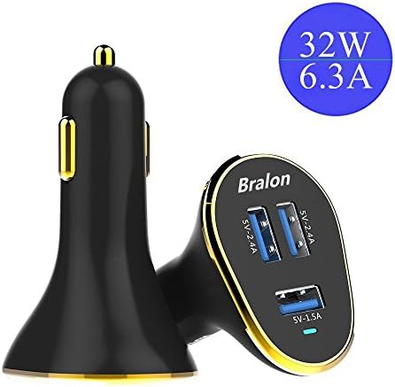 USB Car Charger[4-Pack],Bralon 24W/4.8A Rapid Car Charger Compatible with Phone 12(Pro Max)/12 mini/11 Pro Max/Xs/Xs max/Xr/X/8,G.alaxy Note S10/S9/S8 and More