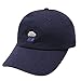 City Hunter C104 Rain Cloud Cotton Baseball Cap 9 Colors (Navy)