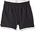 Soffe Girls' Authentic Cheer Short, Black, X-Large (1-Pack)