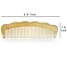 Premium Quality 100% Handmade Anti Static Natural Sheep Horn Comb - Professional Detangling Massage Comb (Wavy)
