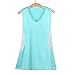 Mosunx Sexy Women Summer Lace Vest T Shirt Tees Casual Blouse Fashion Tank Tops (M, Green)