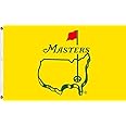 Masters Tournament Flag Augusta National Golf Poster Tapestry 3x5ft for College Dorm Room Bedroom Wall Decor - Indoor and Outdoor Funny Party Banner Gift Yellow