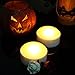 CANDLE CHOICE Set of 2 Remote Controlled Plastic LED/Flameless/Battery-Operated Pumpkin Lights (Small, 3