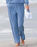 National Pull-On Lightweight Fleece Pants, Petites