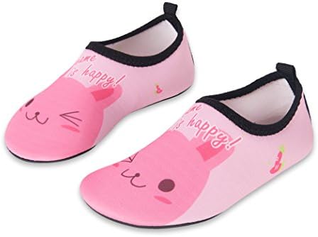 DKRUCAK Kids Swim Water Shoes Baby Boys Girls Toddler Quick-Dry Barefoot Aqua Socks Shoes for Beach Pool Surfing Walking