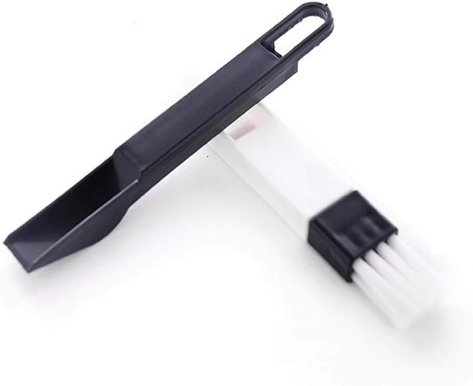 GOOSEBERRY® Plastic Corners & Edges Dust Cleaning Brush with Mini Dustpan for Window Frame Keyboard (Multicolor)