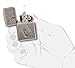 Zippo Footprints Pocket Lighter, Brushed Chrome