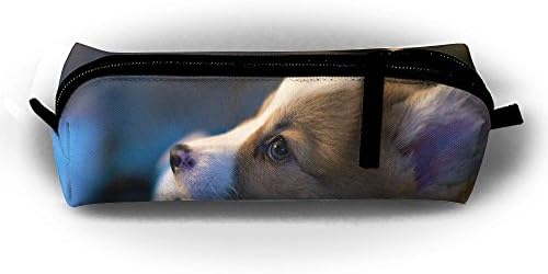 Corgi 3D Cartoon Printed Pencil Case Zippers On The Sealing Design Cosmetic Makeup Bag Case Pencils Holder Colored Roll Pouch Use In School Office Art Drawing