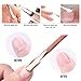 Cuticle Pusher and Spoon Nail Cleaner - Dual-use Professional Stainless Steel-Cuticle Remover and Cutter Scraper Trimmer, Nail Art Tool for Fingernails and Toenails, Manicure and Pedicure Kit
