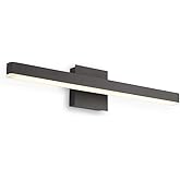 Joossnwell LED Bathroom Vanity Lighting Fixture Morden Bath Light Bar 23.62" Inch Black Wall Sconce 18W 4000K