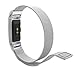 Fitbit Charge 2 Band, Reignet Milanese Loop with Unique Magnet Lock,Stainless Steel Replacement Accessory Bracelet Band for Fitbit Charge 2 band/Charge 2 Bands/Fitbit Charge 2 - Silver