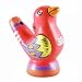 Beautiful Chirping Ceramic Ocarina Whistle Bird - Clay Fired and Hand-Painted in Peru 3-Pack Variety Colors - with Souvenir Carrying Bag