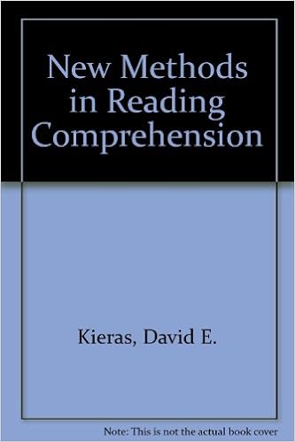 New Methods In Reading Comprehension Research Kieras David E Just Marcel Adam 9780898593648 Amazon Com Books