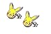 Pokemon Character Stud Earrings (Pikachu Face)