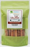 Indus Organics Real (Sri Lanka) Cinnamon 3" Sticks, 3 Oz Bag, Premium Grade, Hand Selected, Freshly Packed