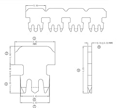 W-NECTOUN Cat5e RJ45 Connector,100-PACK Cat5e